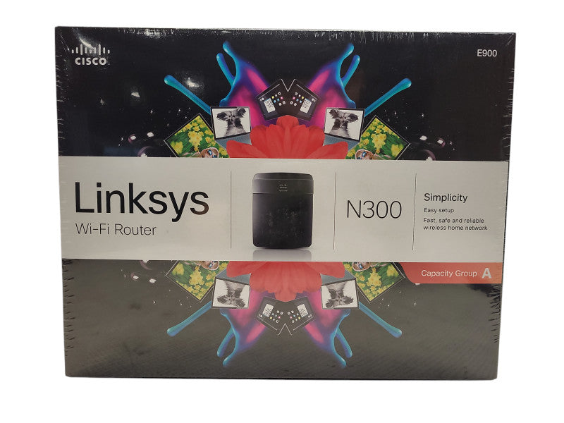 NEW! Cisco Linksys E900 Wi-Fi Wireless N300 Router NIB Q$