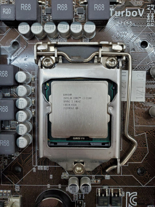 ASUS P8H67-M PRO Motherboard Core i3-2100 8GB RAM, I/O Shield