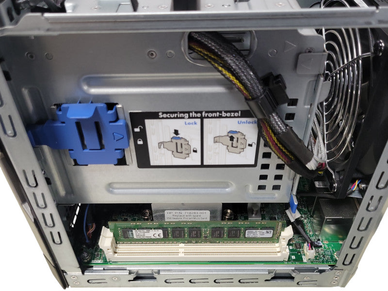 HP ProLiant MicroServer G8 Celeron G1610T 2.30GHz 8GB RAM P212 READ _