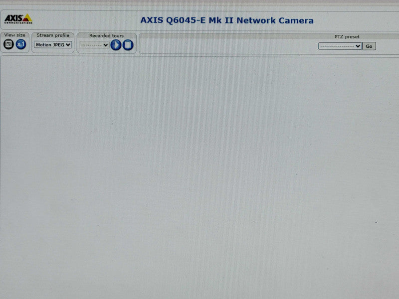 Axis Q6045-E MKII Network 60 HZ PTZ Dome Camera w/ Mount, No SD Card _