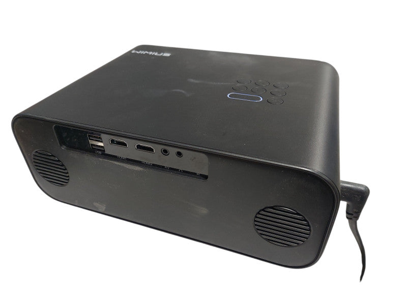 Wimius Projector Model: P62 with 5Ft by 5Ft Projection Screen  =