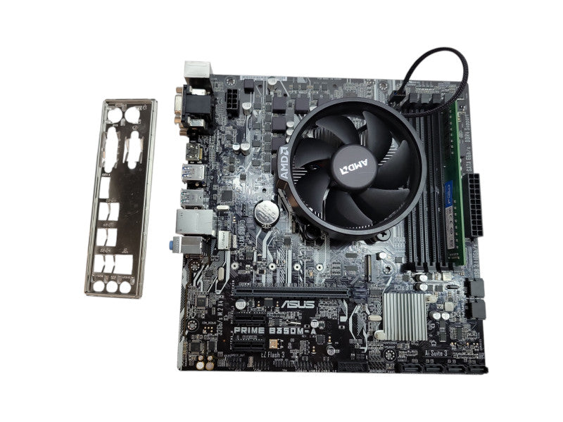 AMD Ryzen 5 2400G ASUS PRIME B350M-A 8GB DDR4 + I/O Plate %