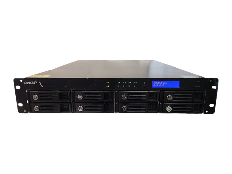 Qnap TS-809U-RP 8-Bays 2U NAS, 4x2TB &4x1TB HDDs