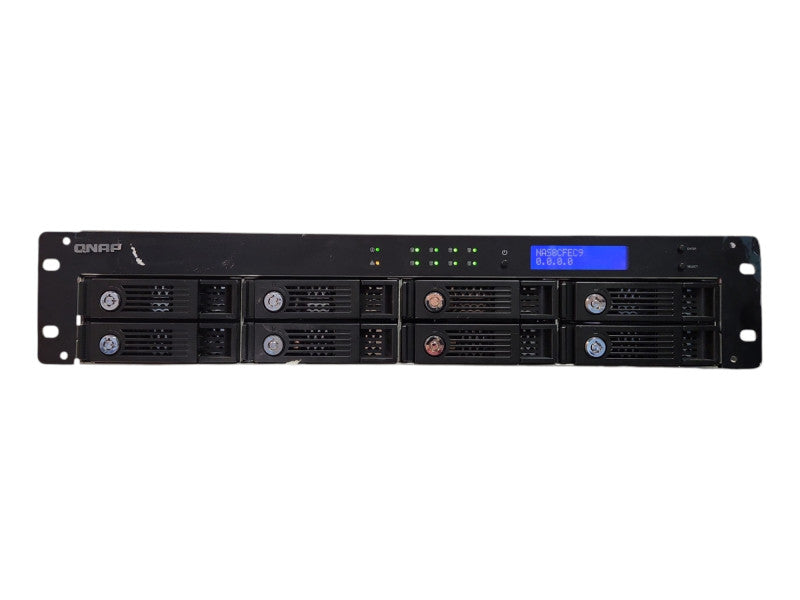 Qnap TS-809U-RP 8-Bays 2U NAS, 4x2TB &4x1TB HDDs