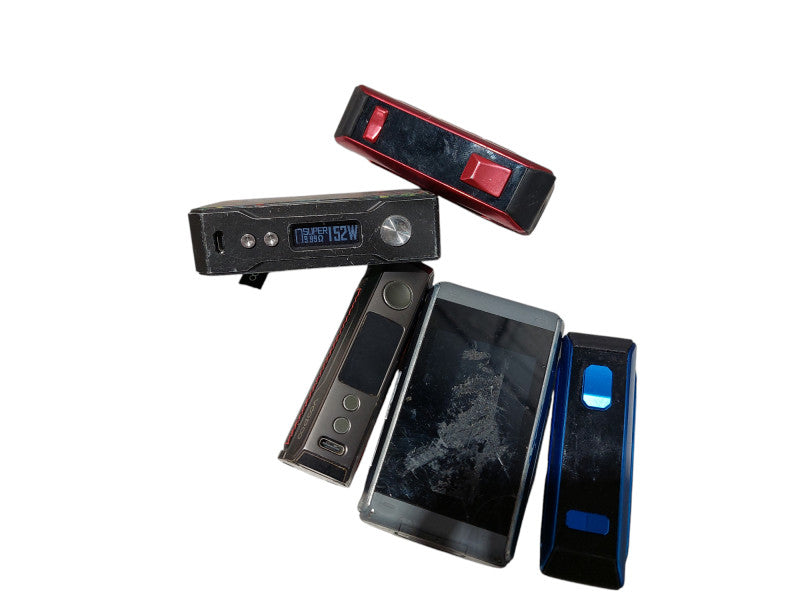 Bundle of 8 Vape Battery Pack Bases Various Brands & Sizes  =