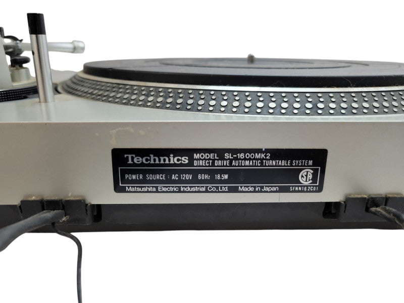 Technics SL-1600MK2 Direct Drive Automatic Turntable System (READ) %