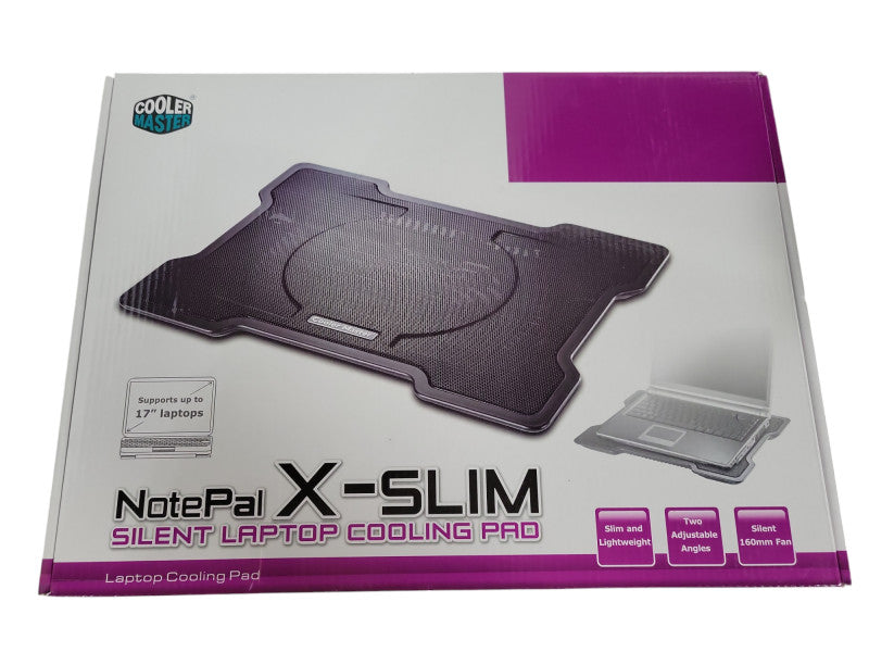Cooler Master NotePal X-Slim Laptop Cooling Pad NEW Opebox !
