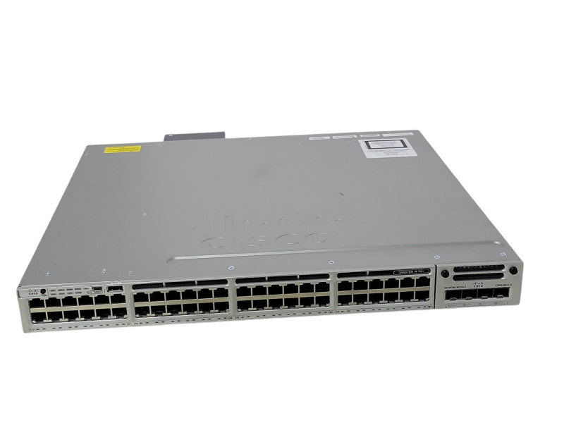 Cisco WS-C3850-48F-E Gigabit PoE Switch C3850-NM-4-1G  1x PSU, READ _
