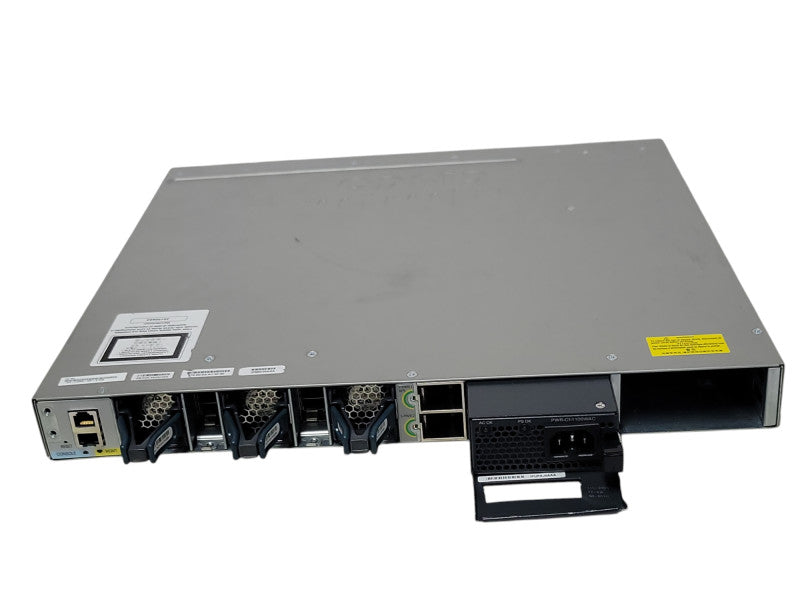 Cisco WS-C3850-48F-E Gigabit PoE Switch C3850-NM-4-1G  1x PSU, READ _