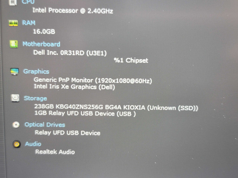 Dell Latitude 3520| i5-1135G7| 16GB DDR4| 256GB SSD   β Lap200
