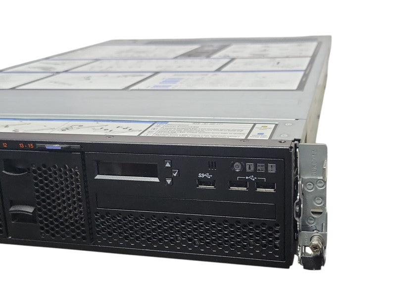 Lenovo X3650 M5 2U 8x2.5" 2x Xeon E5-2640v3 2.60GHz 64GB, 2x PSU, M5210 SEE _
