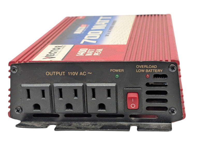 VEctro VEC062 700W 1400W Peak DC AC Power Inverter 12VDC to 110VAC -