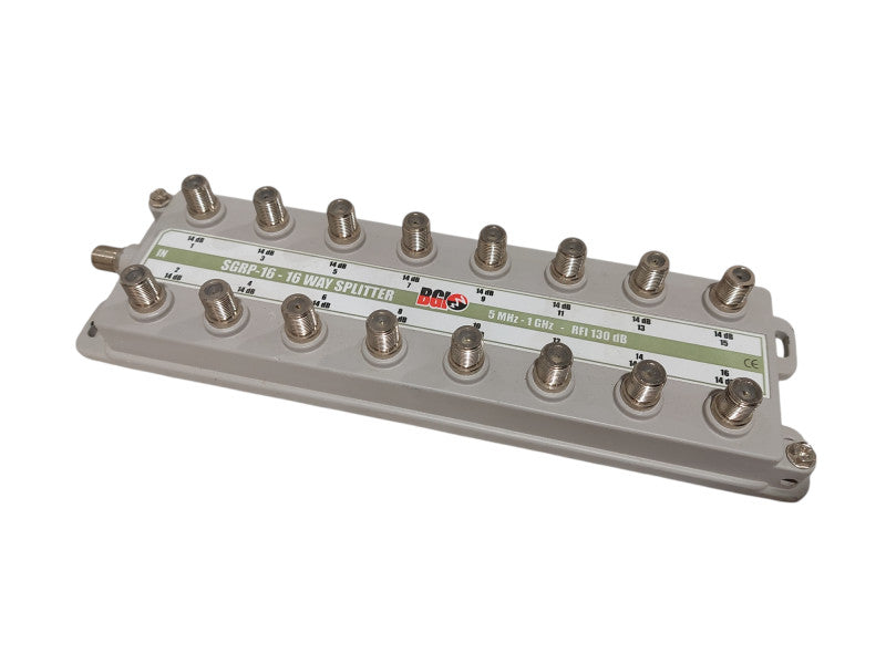 BGI SGRP-16-16 Way Splitter 5MHz-1GHz - RFI 130 dB  =