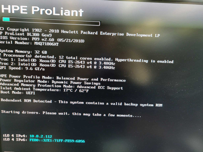 HP ProLiant DL380 Gen9 - 2x Xeon E5-2643 v4 32GB DDR4 P440ar 2x500W PSU %