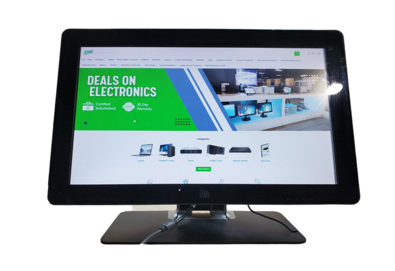 ELO 22" LCD Touchscreen Monitor ET2201L-2UWA-0-MT-GY-G *READ*