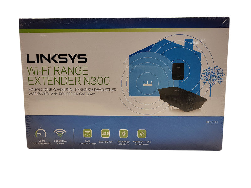 Cisco LinkSys RE1000 Wifi Range Extender N300 Extender New  !