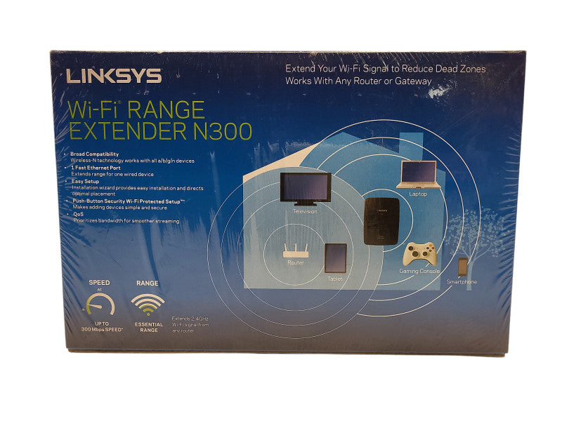Cisco LinkSys RE1000 Wifi Range Extender N300 Extender New $