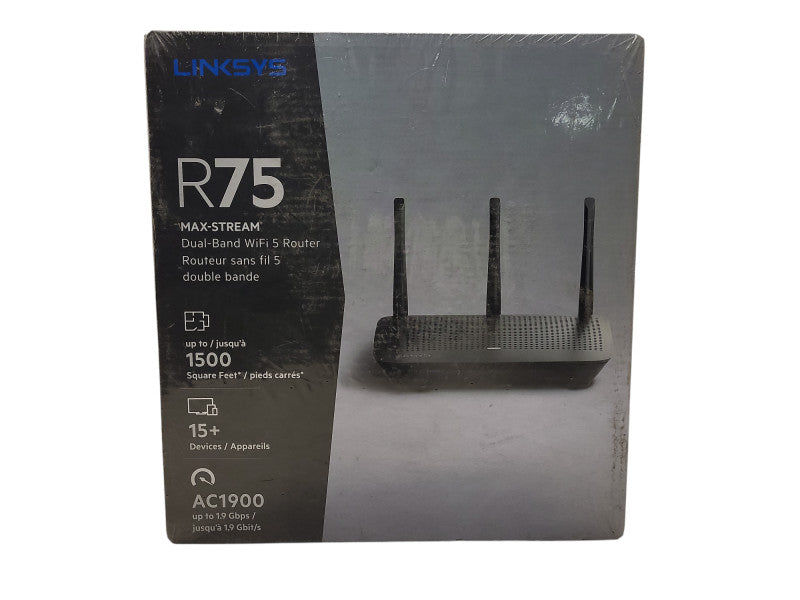 Linksys MAX-Stream AC1900 Dual-Band Gigabit Wi-Fi Router (EA7500V3-CA) New  $