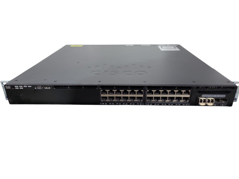Cisco Catalyst WS-C3650-24TD-L 2x10G Uplink Ports Switch 2x PSU !