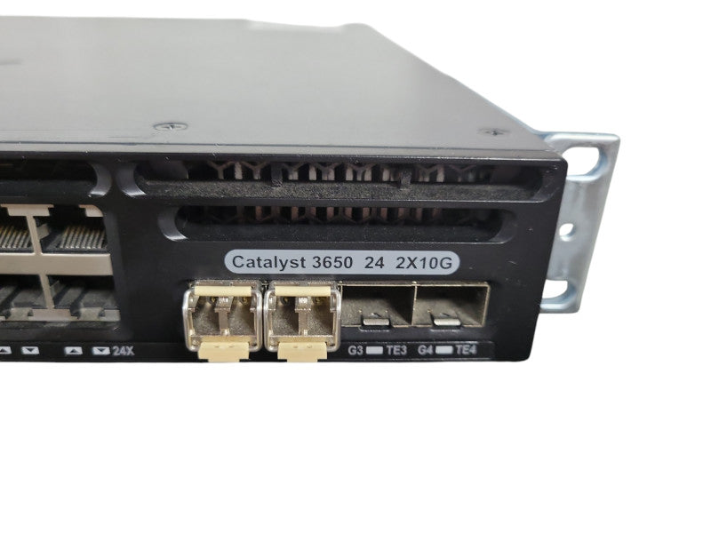 Cisco Catalyst WS-C3650-24TD-L 2x10G Uplink Ports Switch 2x PSU !