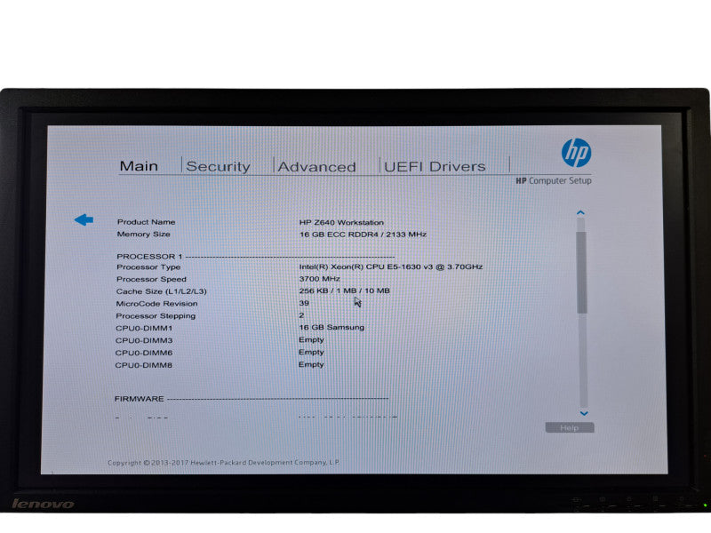 HP Z640 Workstation | Xeon E5-1630 v3 @3.7GHz, 16GB DDR4, V4800, No HDD Q