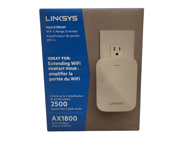 Linksys RE7350 Dual-Band Wi-Fi 6 Wireless Range Extender New $