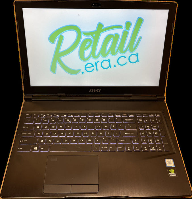 MSI WE63 8SI Workstation i7-8750H@2.2G QUADRO P1000 4GB GPU 16GB RAM 256SSD  Lap200