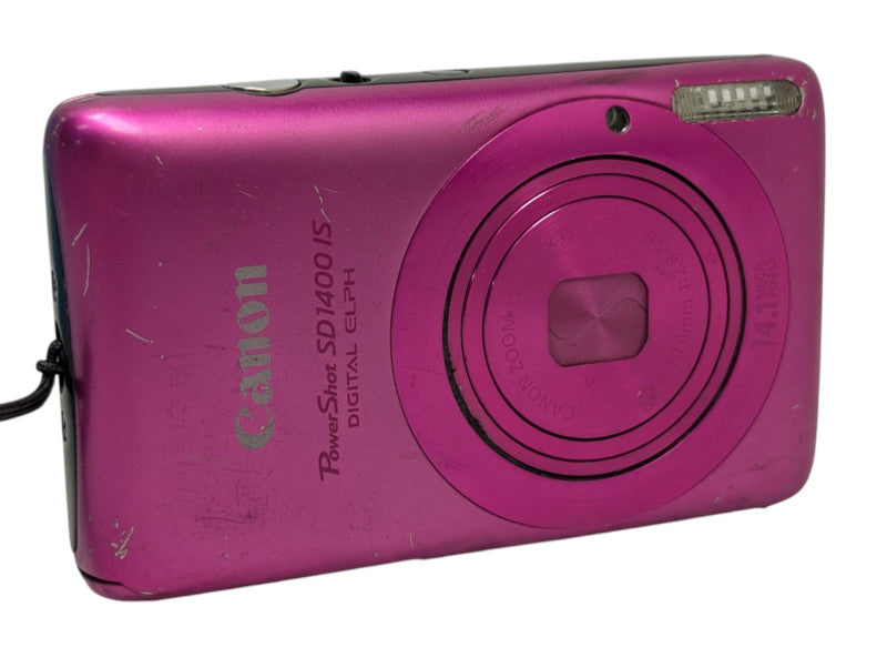 Canon PowerShot SD1400 IS Digital ELPH 14.1 Mega Pixels Digital Camera READ -
