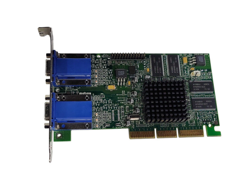 Dell Matrox 0608UX 608UX G45+MDHA32D/DEL AGP Dual VGA Video Card, READ _
