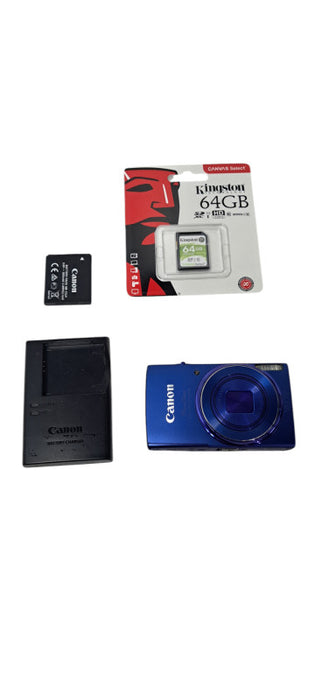 Canon PowerShot ELPH 150 IS Digital Camera W/ Charger, Battery & SD