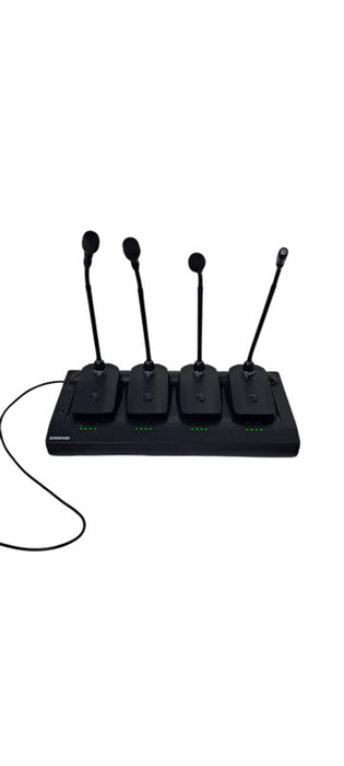Shure MXWNCS8 Wireless Microphone Charging Station w/4x Shure MXW8 Z10