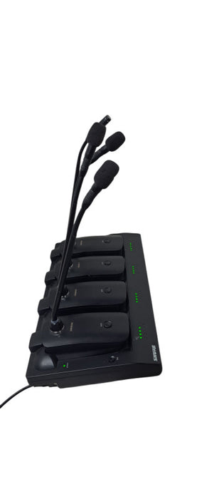 Shure MXWNCS8 Wireless Microphone Charging Station w/4x Shure MXW8 Z10