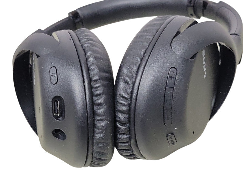 Sony WH-CH710N Black Bluetooth wireless Headphones, READ _