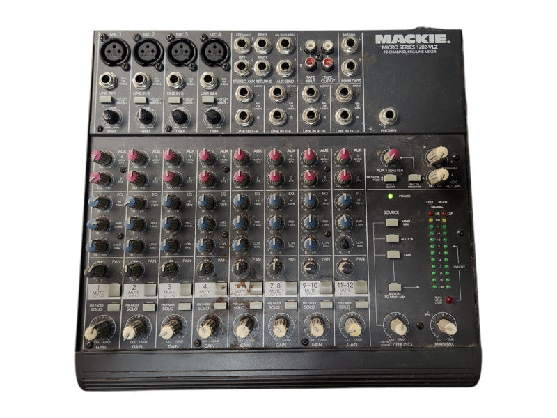 Mackie Micro Series 1202-VLZ 12-Channel Compact Mixer