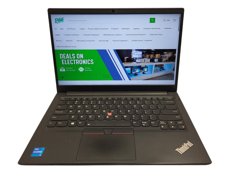 Lenovo ThinkPad E14 Gen2 i5-1135G7 2.40GHz 16GB RAM 256GB NVMe w/ 65W AC  $ Lap200