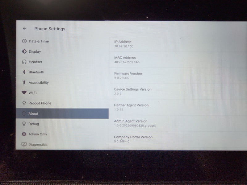 Polycom CCX 600 VoIP Business Media Phone Touch Screen for Teams