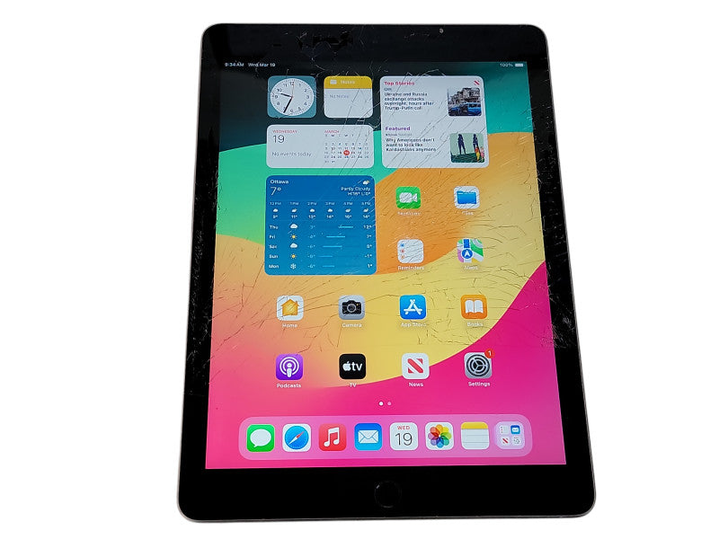 Apple iPad 6th Gen - 32GB - Space Gray [A1893 | Read] (