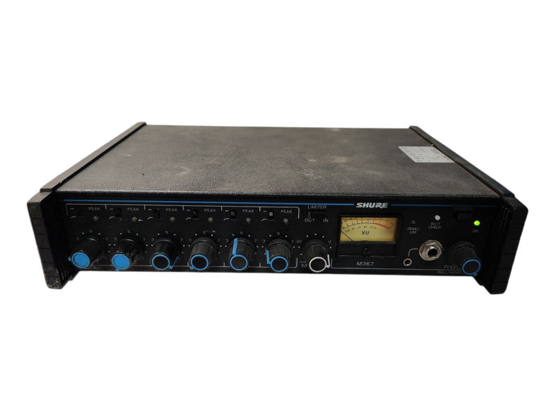 SHURE M367 6-Channel Portable Microphone Mixer, READ