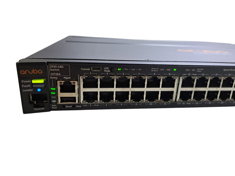 HPE Aruba J9728A 2920-48G | 48-Port Gigabit Managed Switch w/ 4x SFP