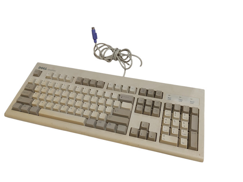 Vintage Dell Quiet Key PS/2 Keyboard Model: SK-8000 =