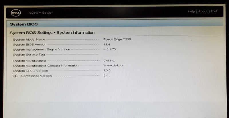Dell PowerEdge T330 Xeon E3-1230 v5 16GB RAM H730 - No HDD