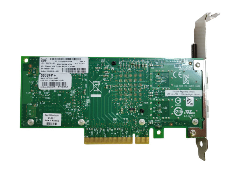 HPE 560SFP+ 2-Port 10Gb SFP+ Network Adapter 669279-001 Q%