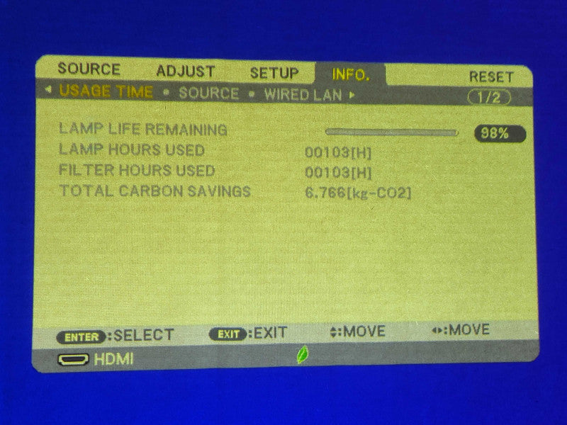NEC NP-M300XS 3LCD Projector Short-Throw 3000 ANSI HD 1080p HDMI $