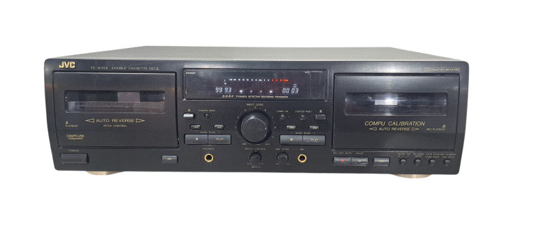 Vintage JVC TD-W354BK Double Cassette Deck