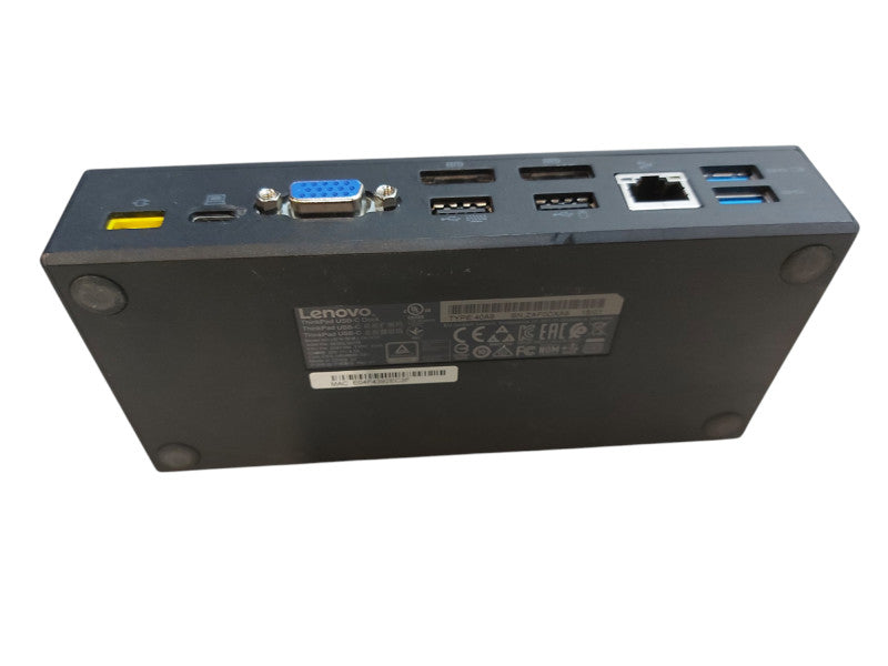 Lenovo ThinkPad USB-C Thunderbolt Dock DK1633 With 90w Power Adapter