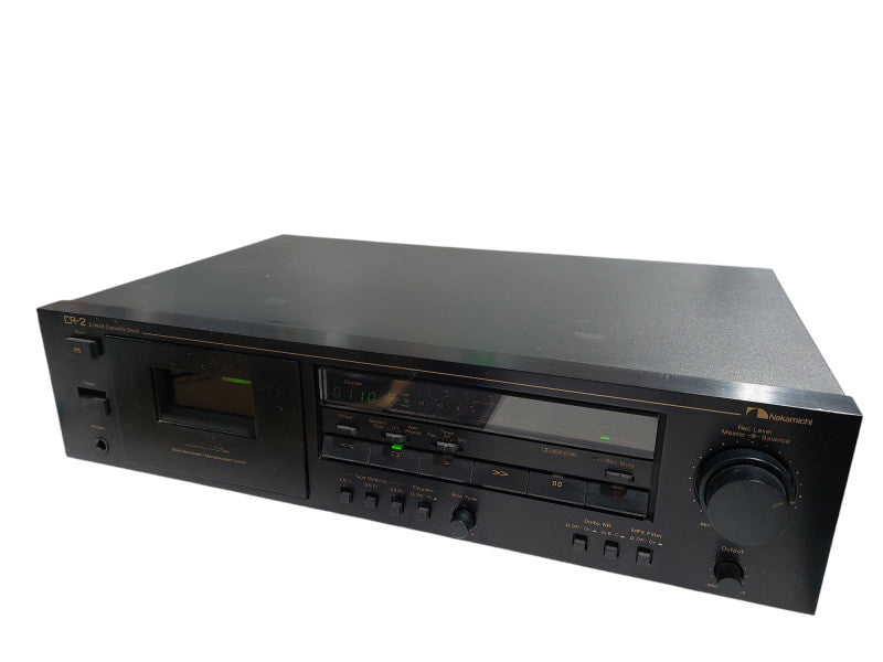 Nakamichi 2-Head Cassette Deck Model: CR-2 Made in Japan  =