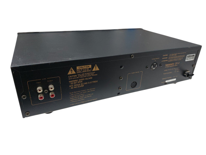 Nakamichi 2-Head Cassette Deck Model: CR-2 Made in Japan  =