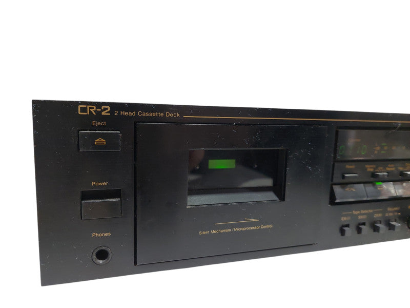 Nakamichi 2-Head Cassette Deck Model: CR-2 Made in Japan  =