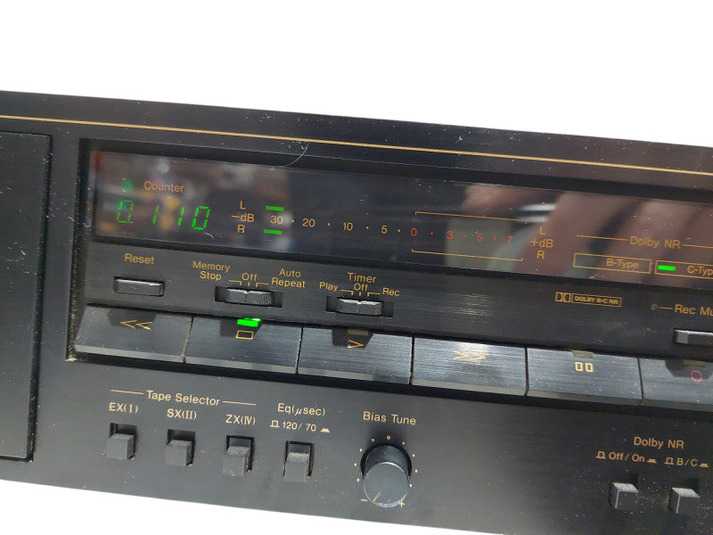 Nakamichi 2-Head Cassette Deck Model: CR-2 Made in Japan  =