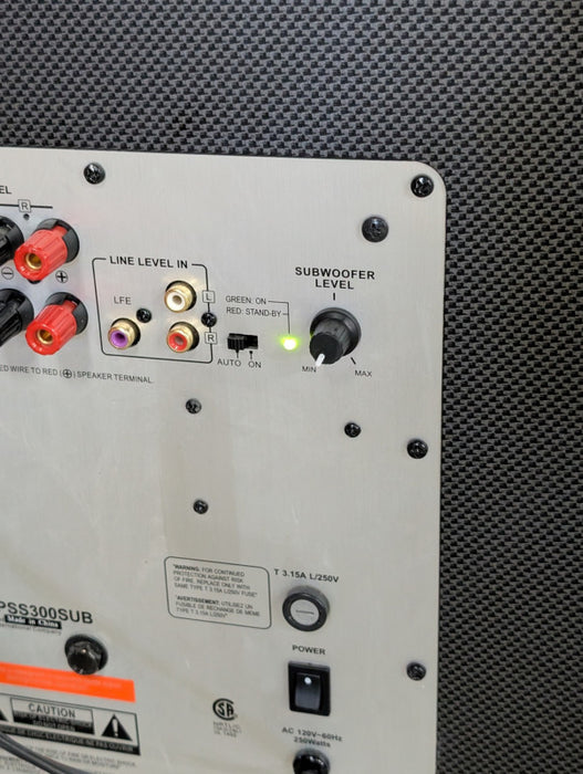 JBL PS300SUB SubWoofer Please READ  -